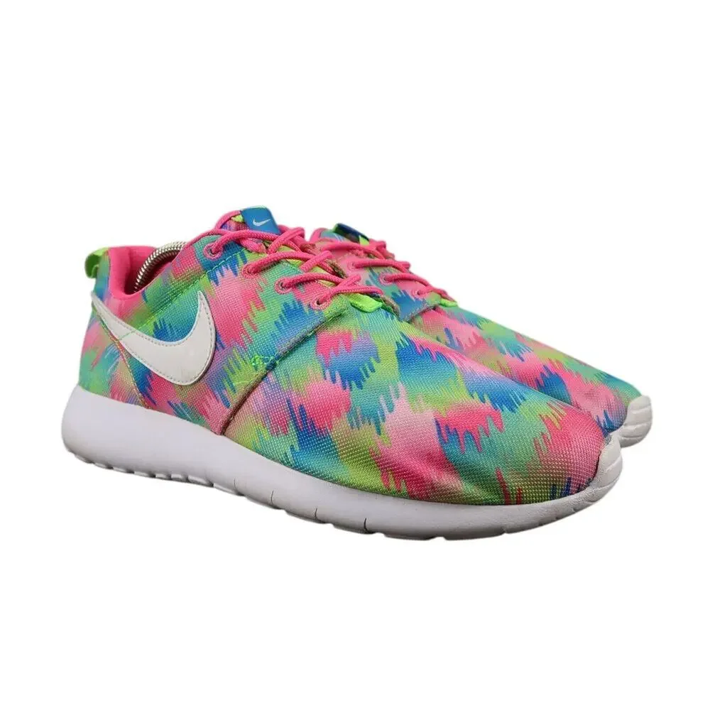Nike Shoes Kids 7 Roshe Run Youth Athletic Sport Active School Bright Trainers